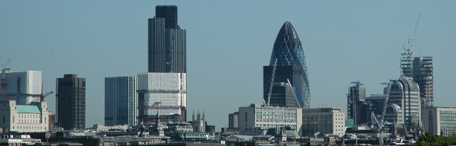 The changing skyline of London